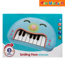 Smiling Face Blue Electric Keyboard