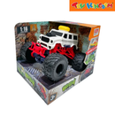 Wild King White Friction Vehicle