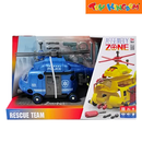 Assembly Zone Rescue Team Blue Friction Vehicle