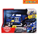 Dickie Toys Rescue Helicopter Police Vehicle