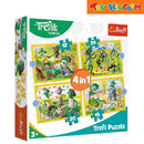 Trefl The Treflik Family 4in1 Jigsaw Puzzles