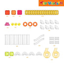 Picasso Tiles 60pcs Mini Diamond Magnetic Marble Run Track Set