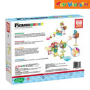 Picasso Tiles 60pcs Mini Diamond Magnetic Marble Run Track Set