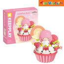 Keepplay Little Twin Stars Lala Peaches Cupcake 123 pcs Playset