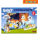 Artlings Puzzle Pals Bluey Family Fun 2 Sets Jigsaw Puzzle