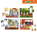 Artlings Puzzle Pals Bluey Growing Minds 4 Sets Jigsaw Puzzle