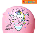 Swimzies Fun Colors & Designs Fairy Unicorn Kids Swim Cap